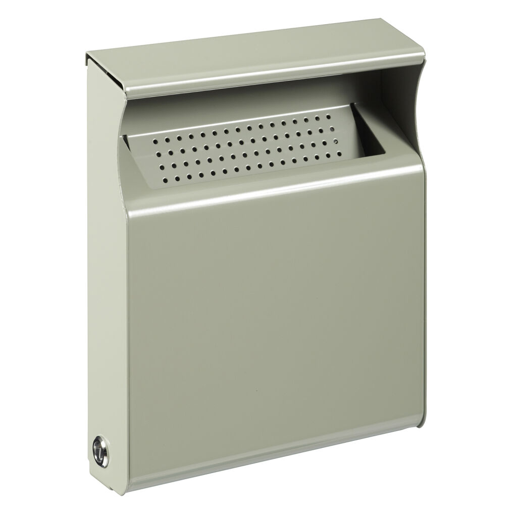 Cendrier et poubelle cendrier le cendrier mural avec grille ecrase-megots