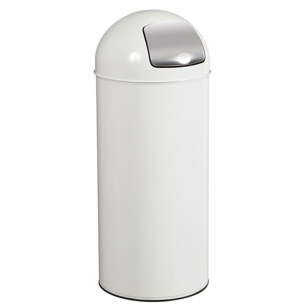 Waste bin steel waste pin with swing lid