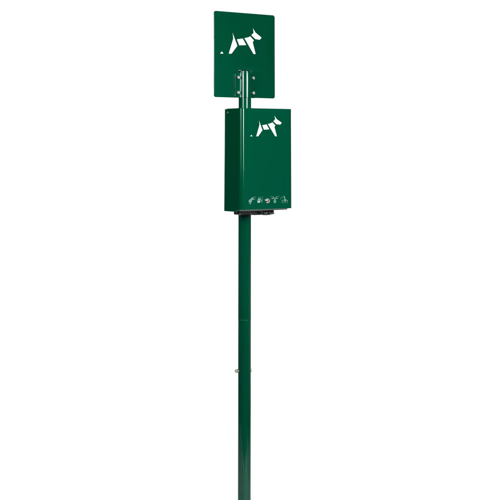 Afvalzakhouders afvalzak houder hondentoilet op in te graven paal