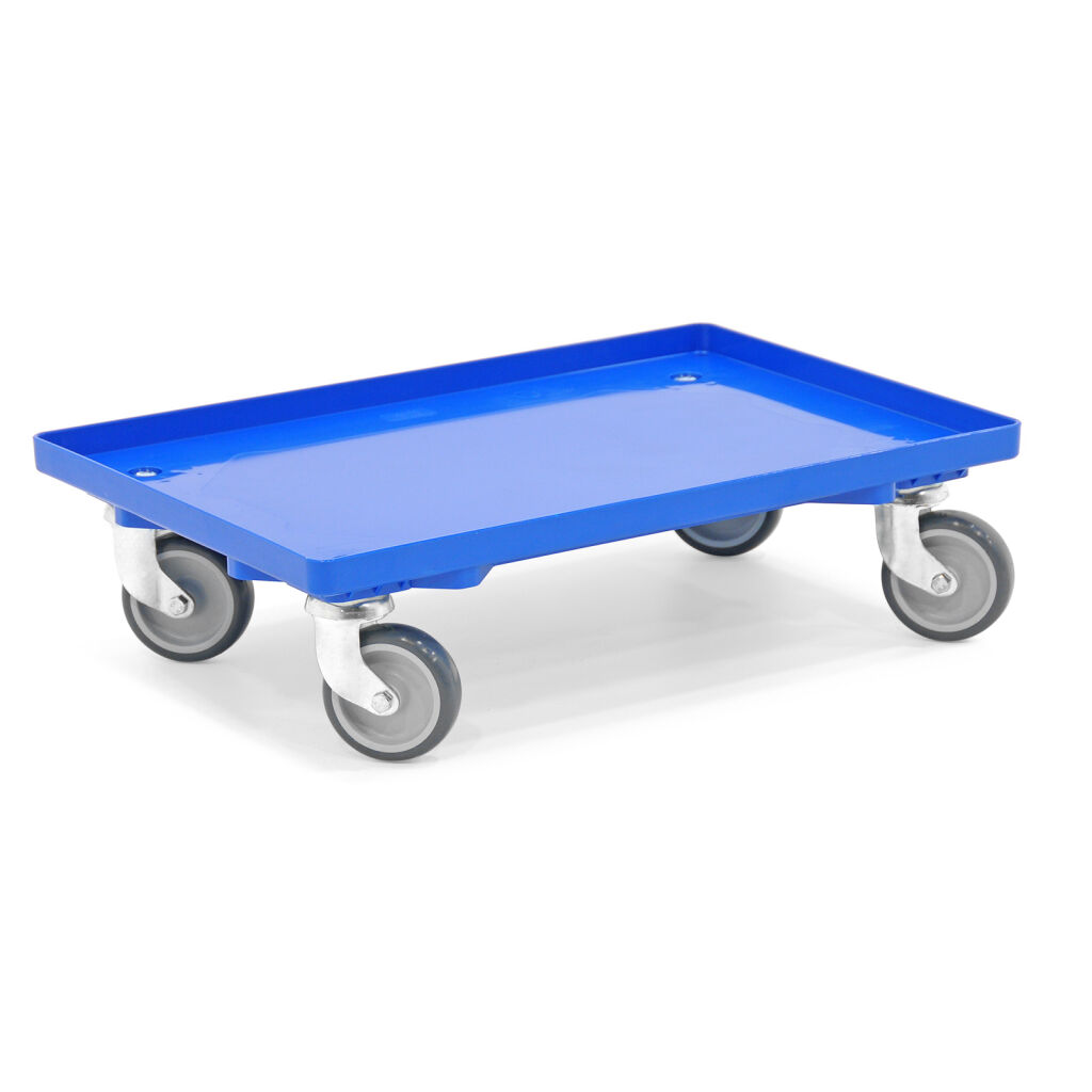 Plateau roulant 4 roues pivotantes sans frein