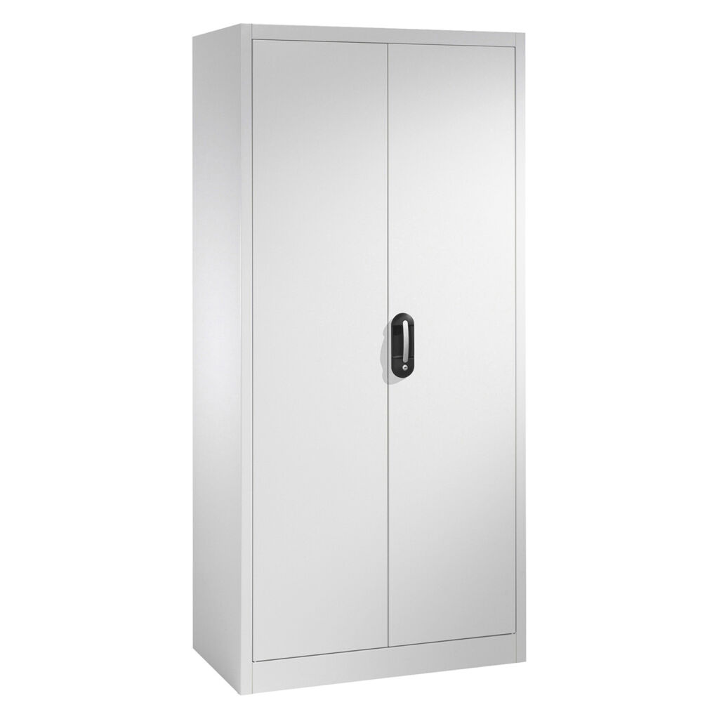Armoire d'équipement avec 2 portes battantes et 4 étagères