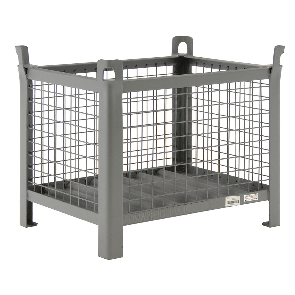 Mesh container fixed construction fixed mesh box structure fixed walls