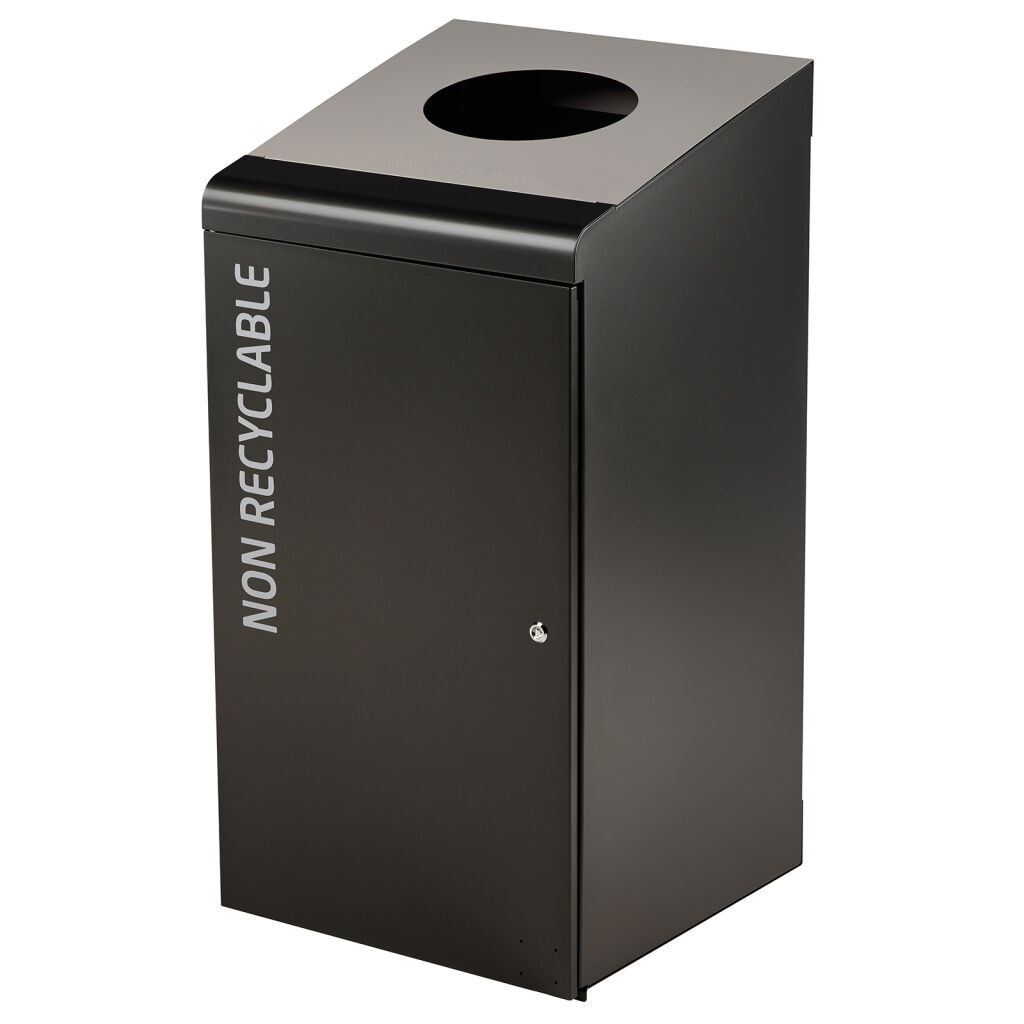 Afvalsorteersysteem metalen afvalbak sorteerinstallatie