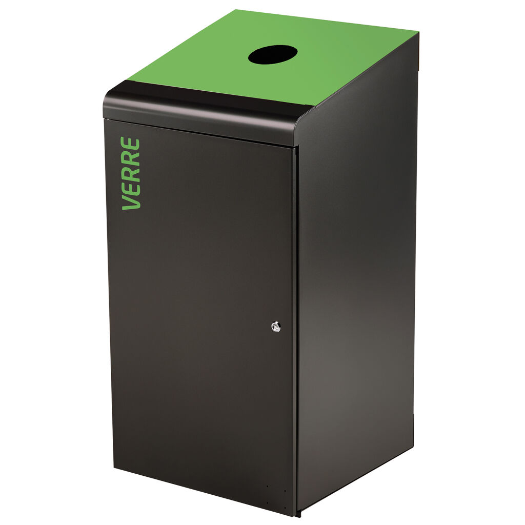 Afvalsorteersysteem metalen afvalbak sorteerinstallatie