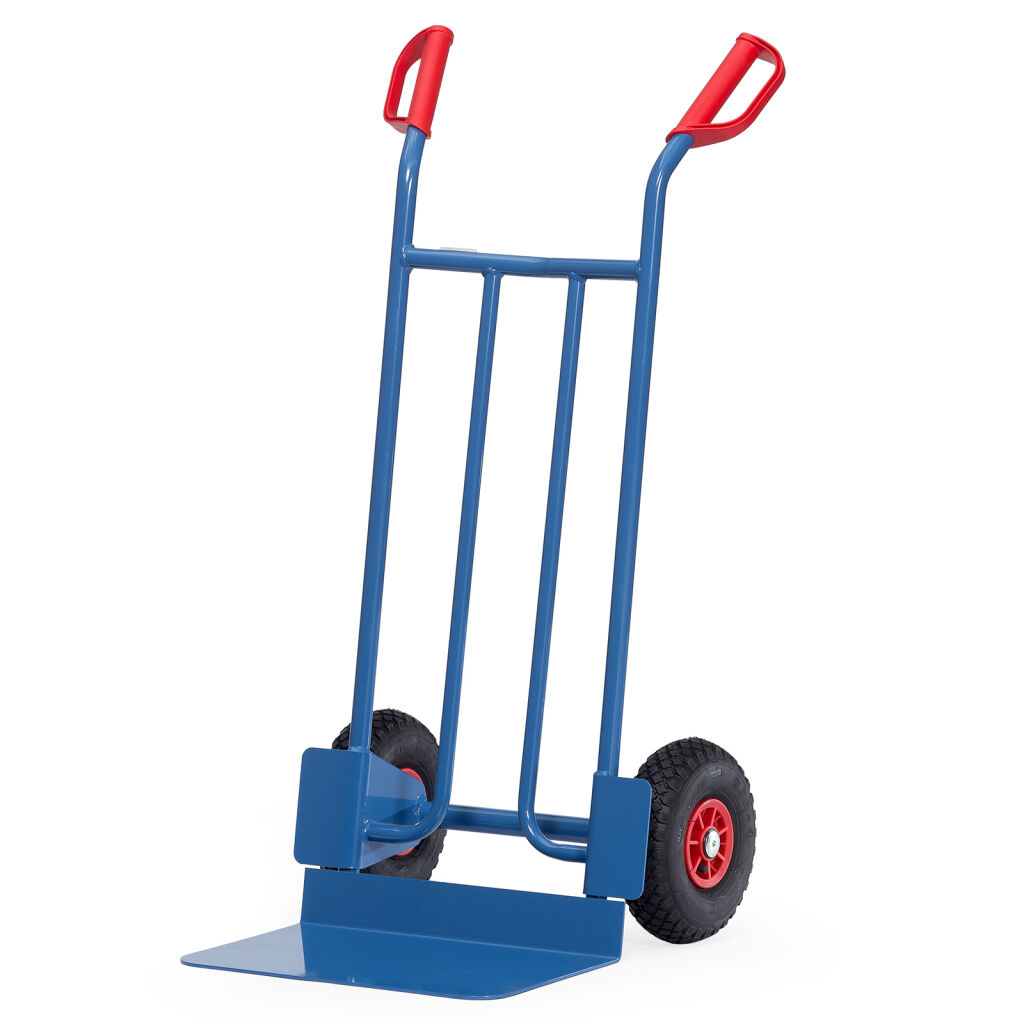 Stalen steekwagens Fetra vaste constructie luchtbanden 260x85 mm
