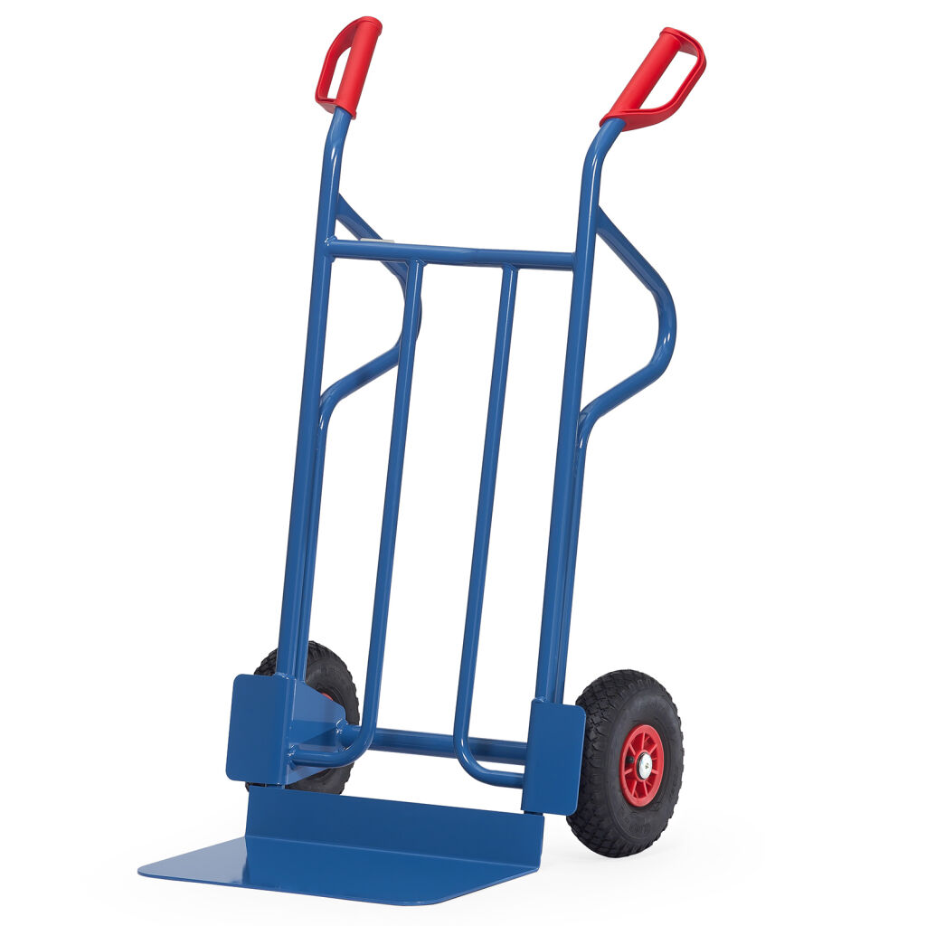 Stalen steekwagens vaste constructie luchtbanden 260x85 mm