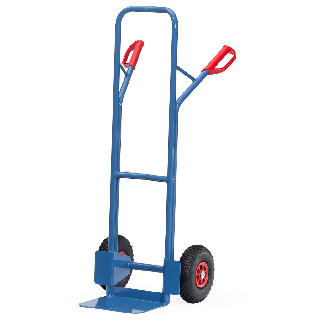 Stalen steekwagens Fetra vaste constructie luchtbanden 260x85 mm