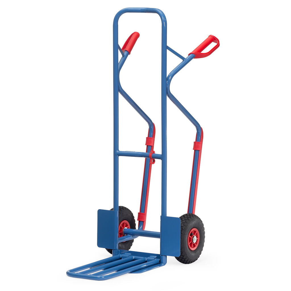 Stalen steekwagens fetra steekwagen opklapbare schep  met luchtbanden 260x85 mm