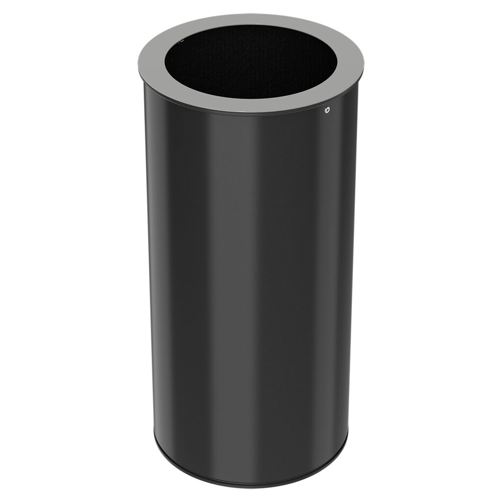 Waste bin metal waste bin with insertion opening