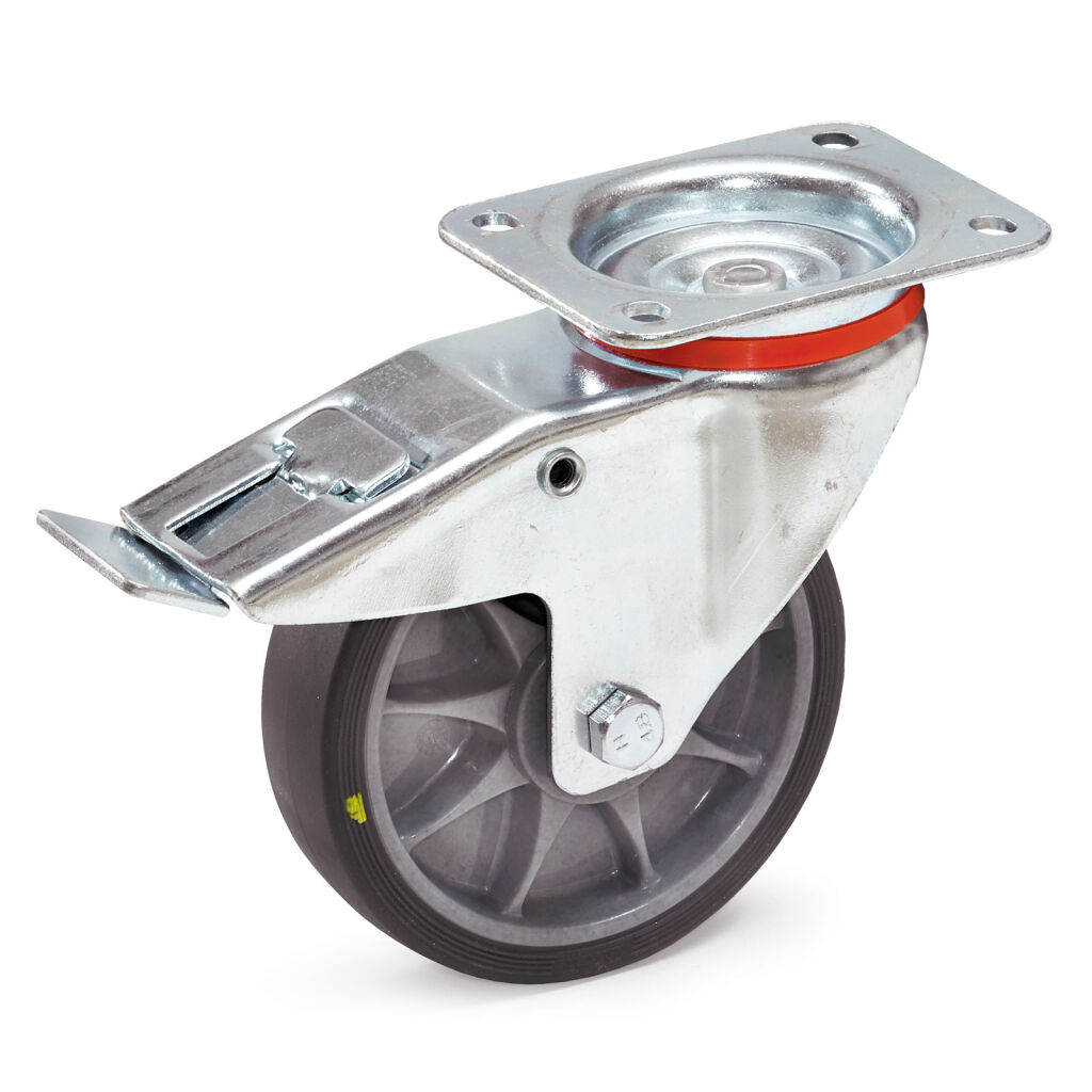 Castor wheels castor wheel with brake Ø 160 mm