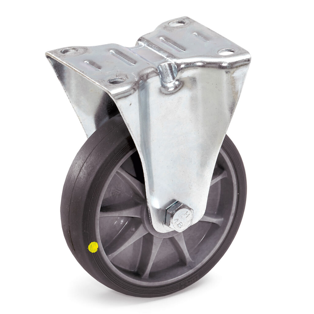Roulettes fixes roue fixes Ø 125 mm