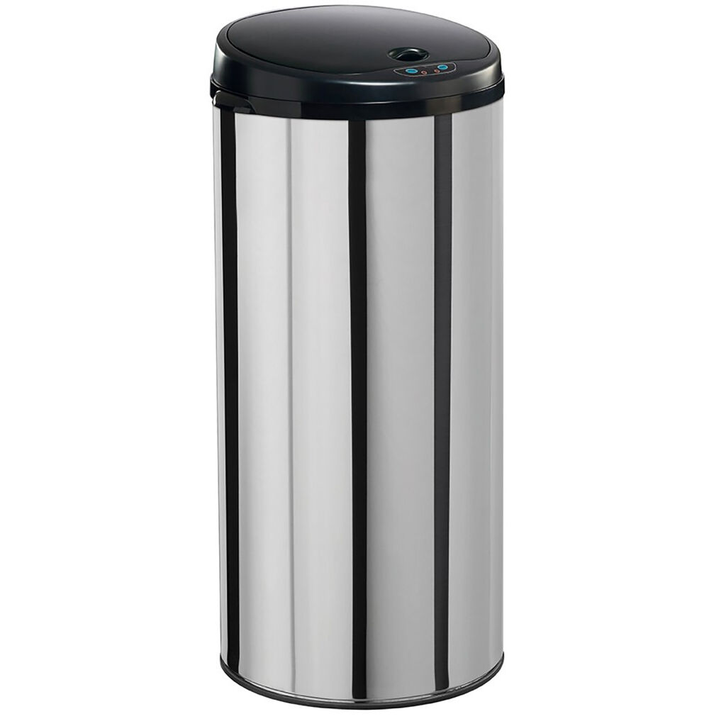 Afvalbak stalen afvalbak met automatische opening