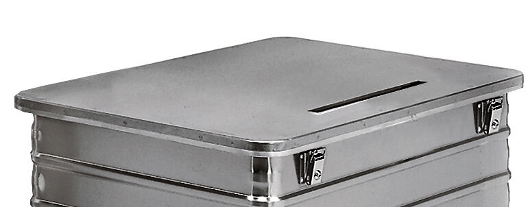Transport trolleys accessories transport trolleys lid with slot opening 420x27 mm