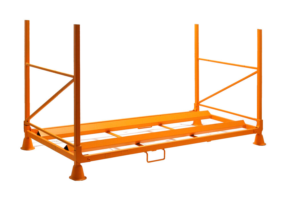Tyre storage stackable and foldable vertical load