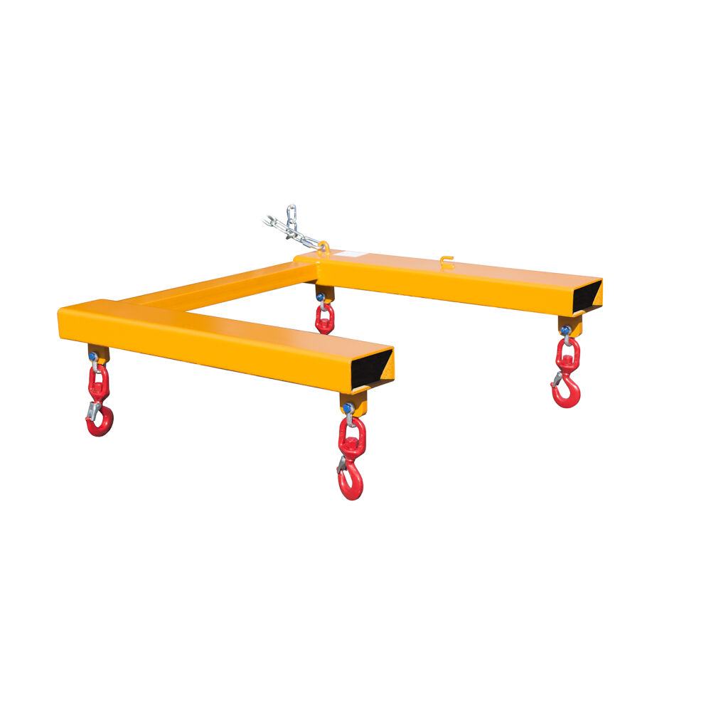 Crane hook with 4 rotating hooks