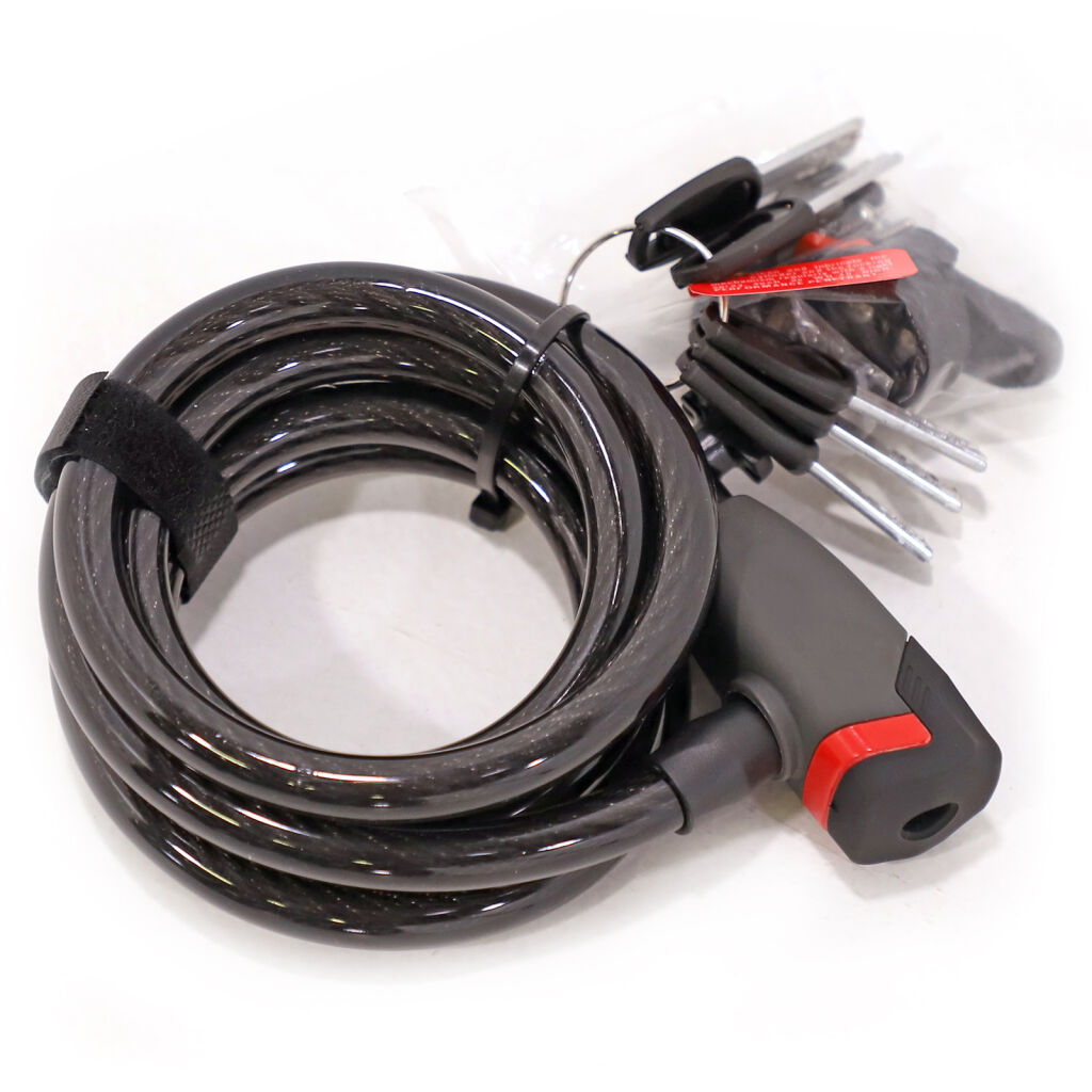 Sicherheitsschlösser Kabel-Schloss Inklusive fünf Schlüssel