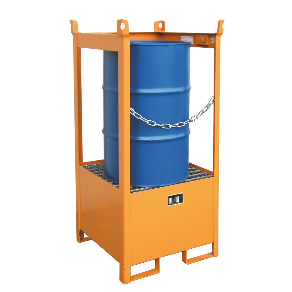 Bac de rétention acier pour 1 x 200 l fût
