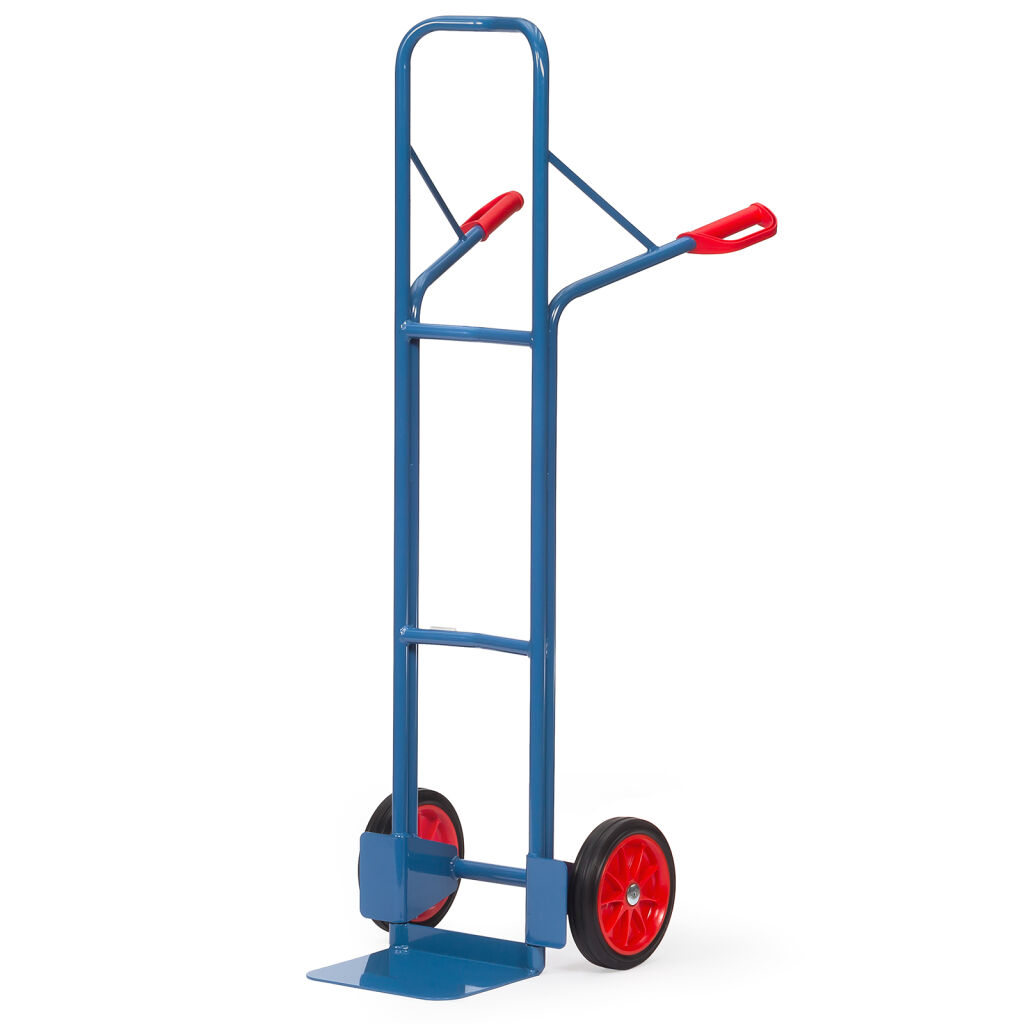 Steel sack truck Fetra fixed construction with solid rubber tyres 250x60 mm