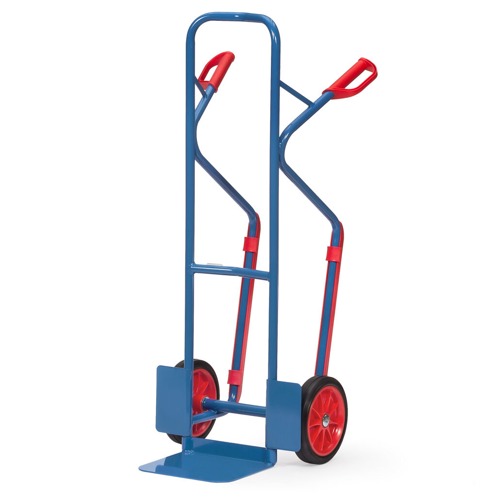 Steel sack truck Fetra fixed construction with solid rubber tyres 250x60 mm