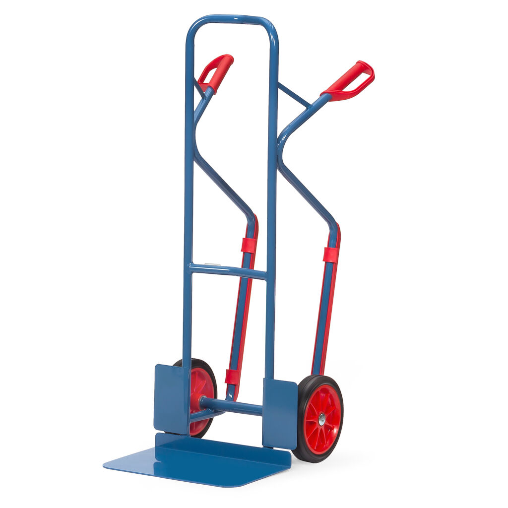 Steel sack truck Fetra fixed construction with solid rubber tyres 250x60 mm