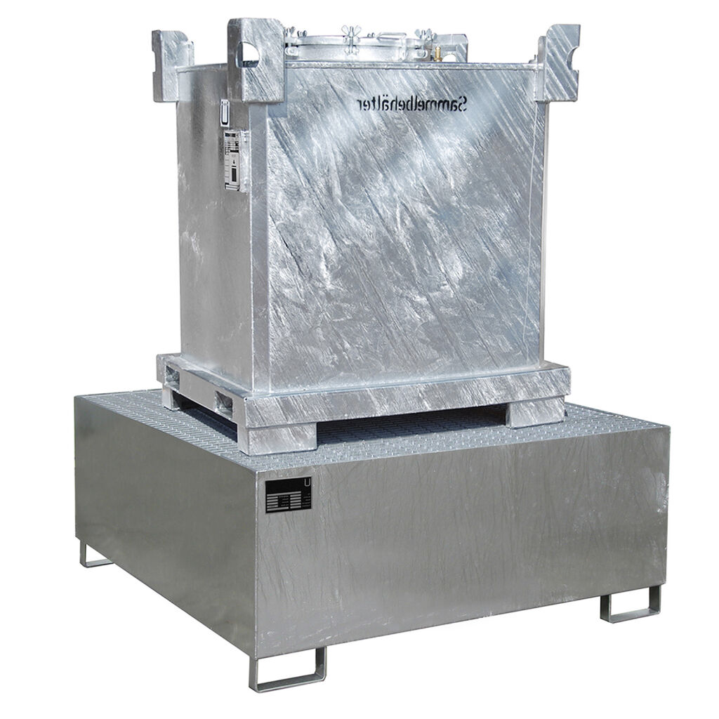 Auffangwanne Stahl Auffangbehälter für IBC für 1x 1000 l IBC