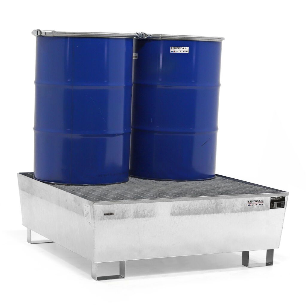 Bac de rétention acier pour 1-4 200 l fûts