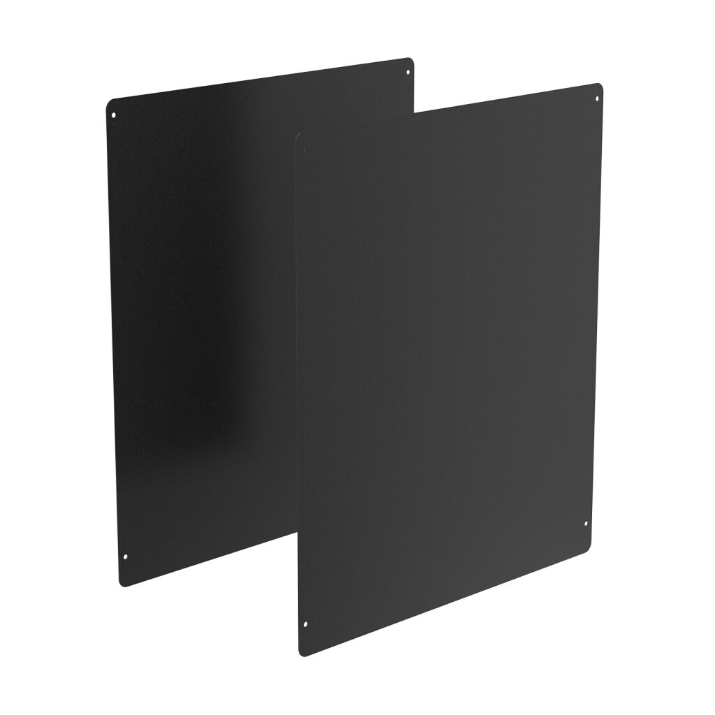 Waste bin accessories 2 closed side walls