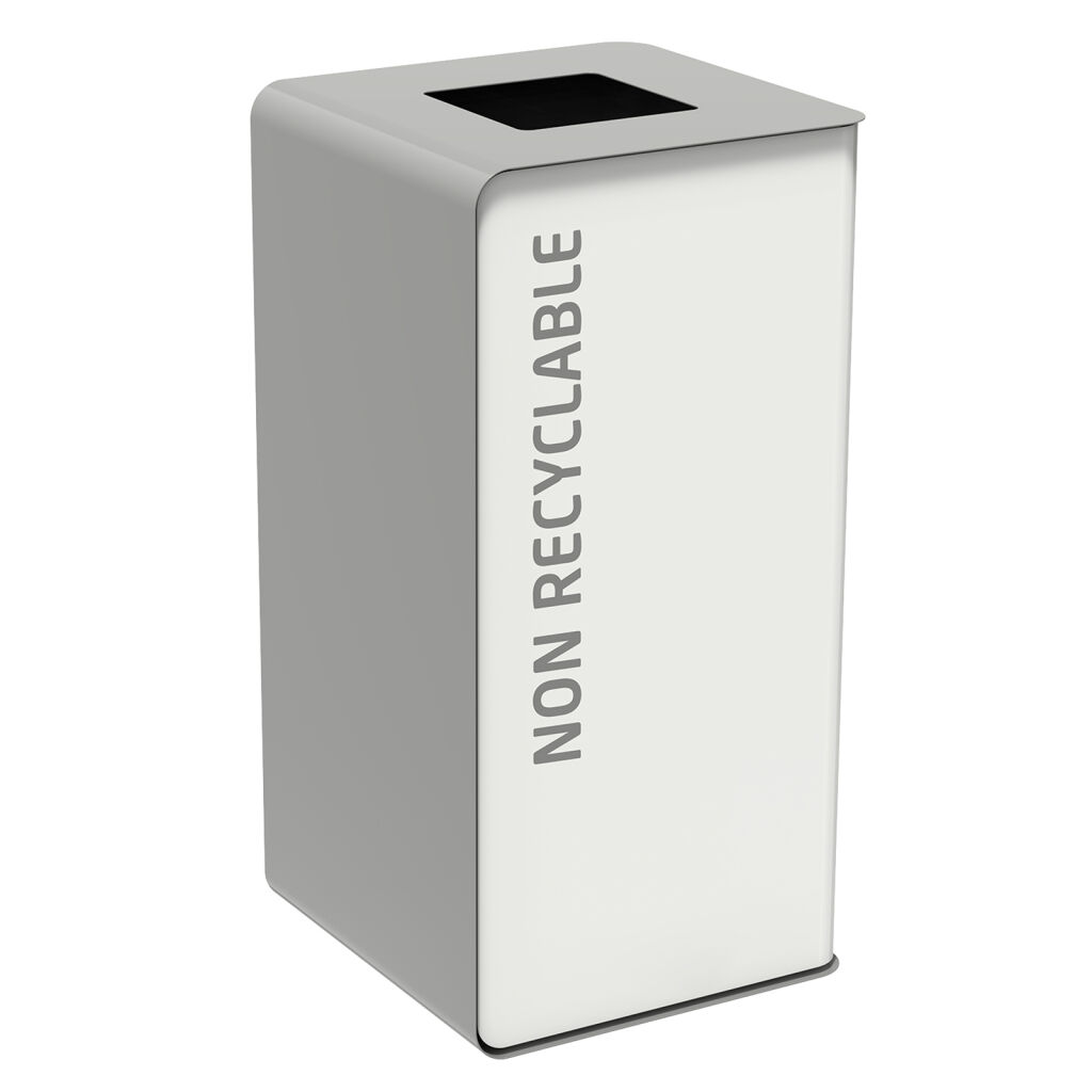 Poubelle de bureau et intérieur poubelle d'acier borne de tri 