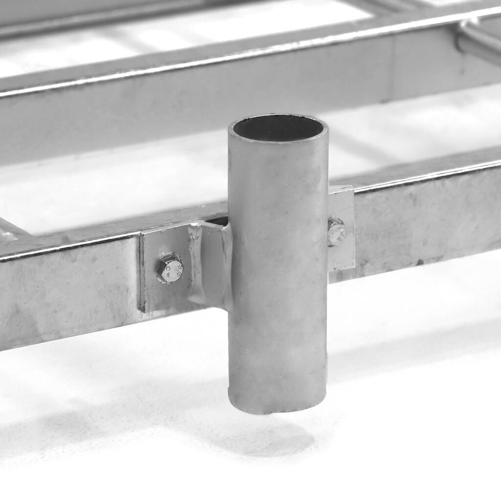 Accessoires pour racks empilables support pour poteaux 60.3