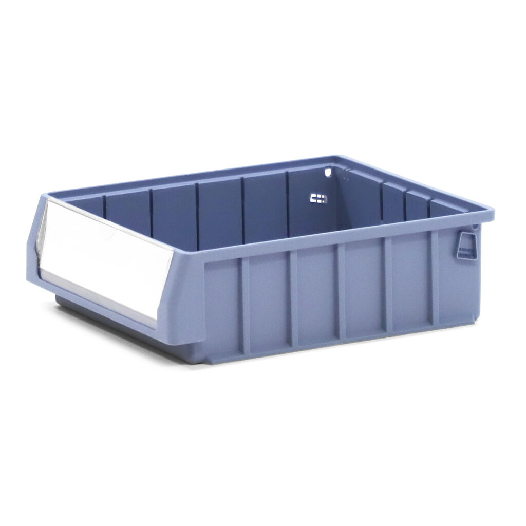 Storage bin plastic all walls closed