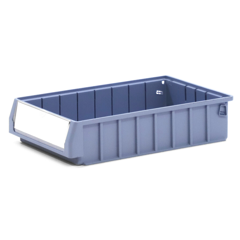 Storage bin plastic all walls closed
