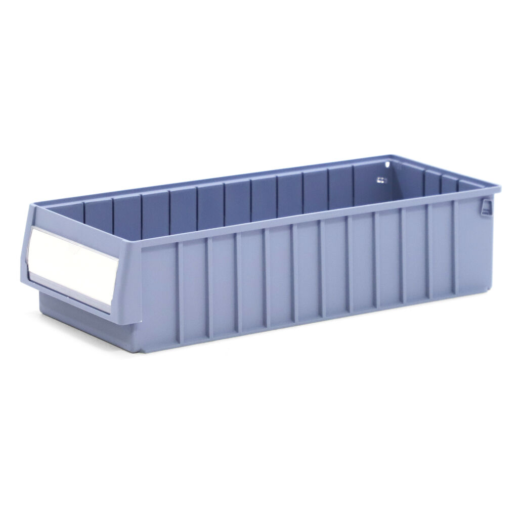 Storage bin plastic all walls closed