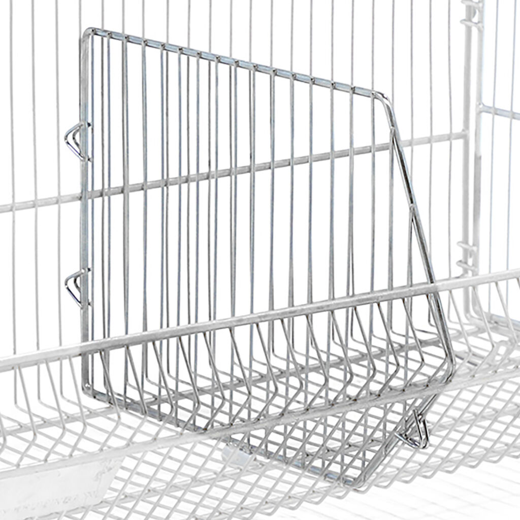Panier empilable accessoires avec répartition