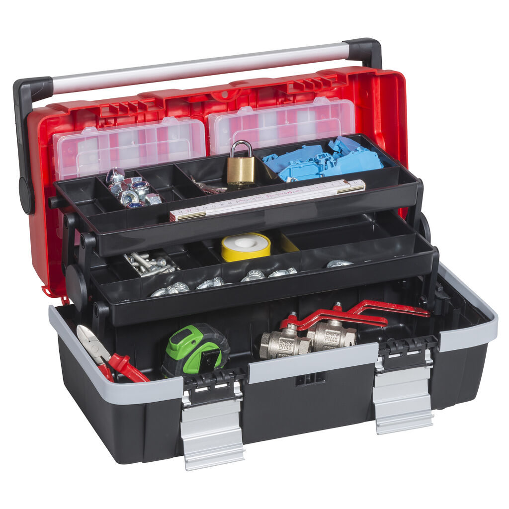 Transport case Toolbox with double quick lock