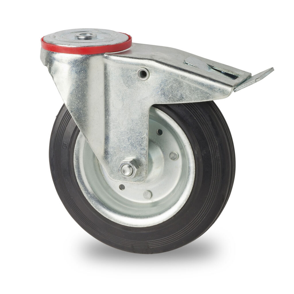 Castor wheels castor wheel with brake Ø 160 mm