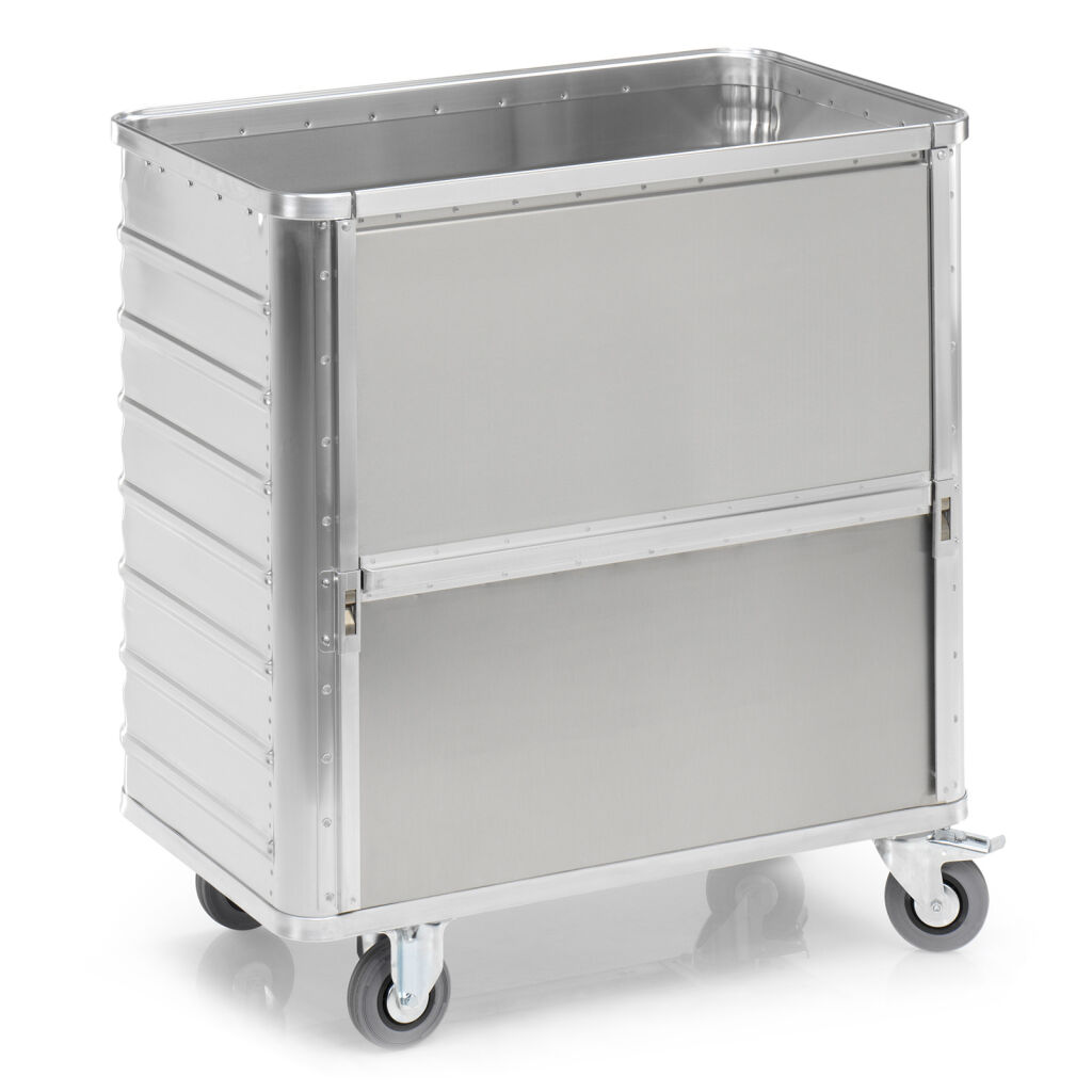 Chariot de transport aluminium fermeture spéciale ( targette)