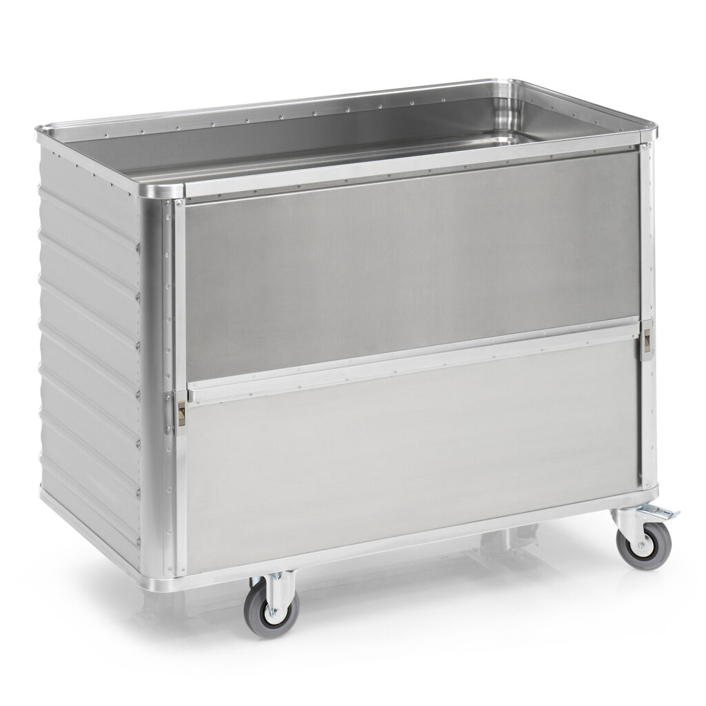 Chariot de transport aluminium fermeture spéciale ( targette)