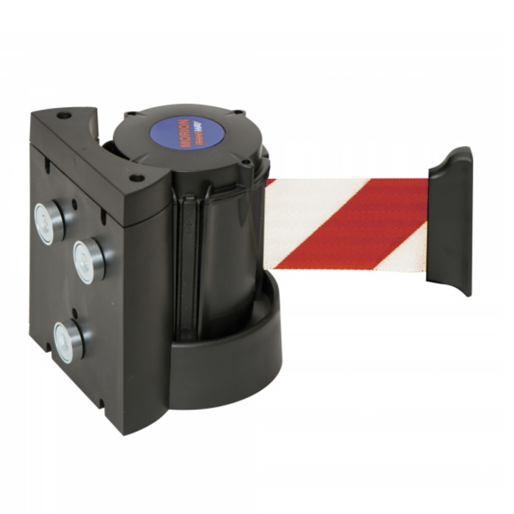 Absperrband Wandkassette mit Gurtband magnetische Wandkassette mit Rollgurt