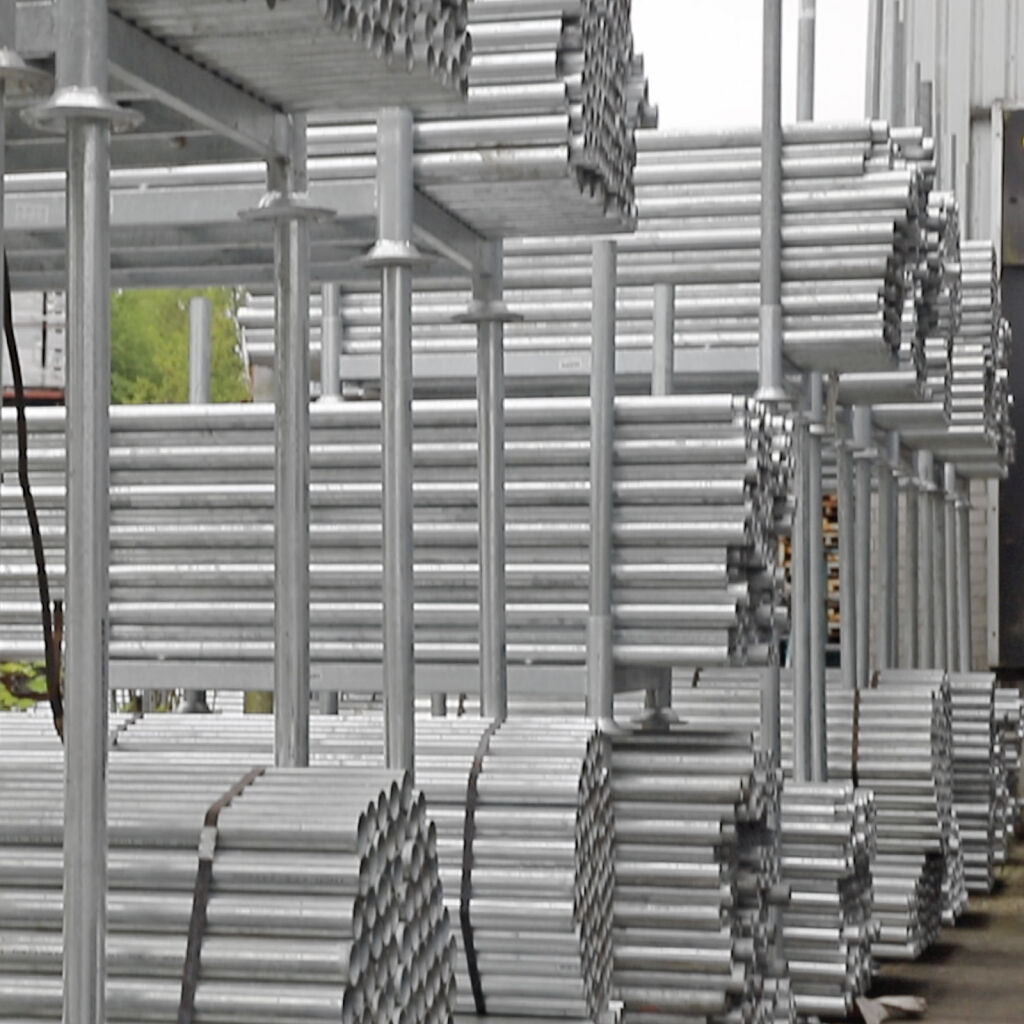 Stacking rack mobile storage rack TÜV suitable for stanchions 60.3.  L: 1530, W: 1165, H: 300 (mm). Article code: 87301-V
