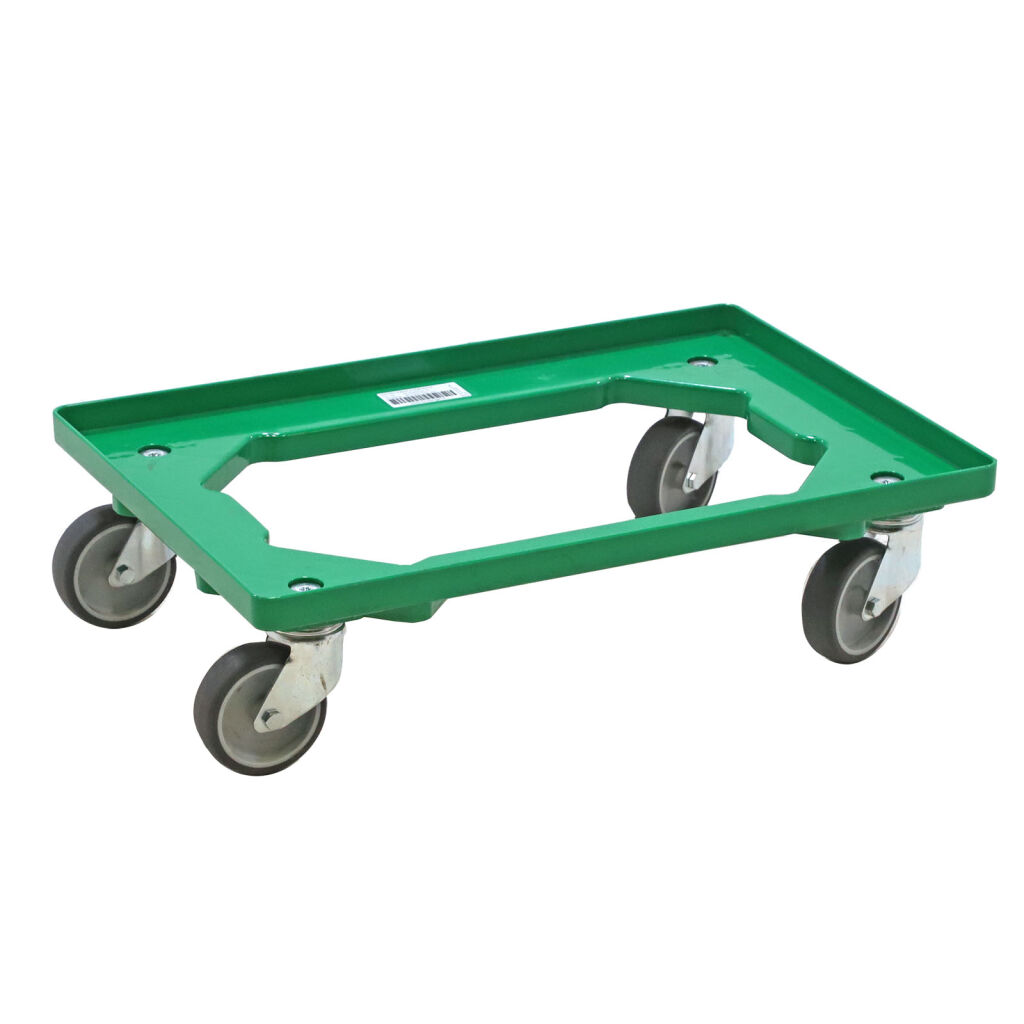 Onderwagen rolplateau 4 zwenkwielen zonder rem