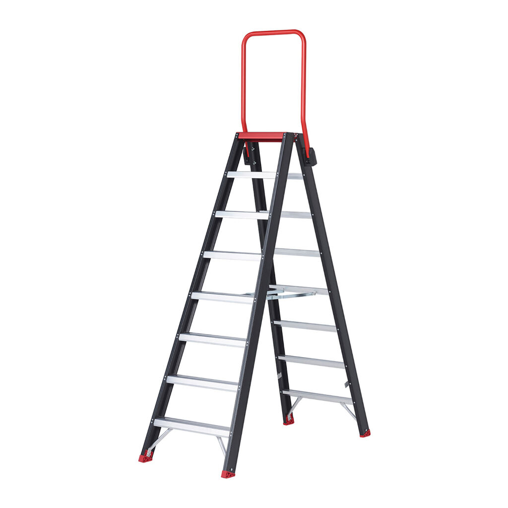Escalier industrielles double-sided, 2x8 steps 