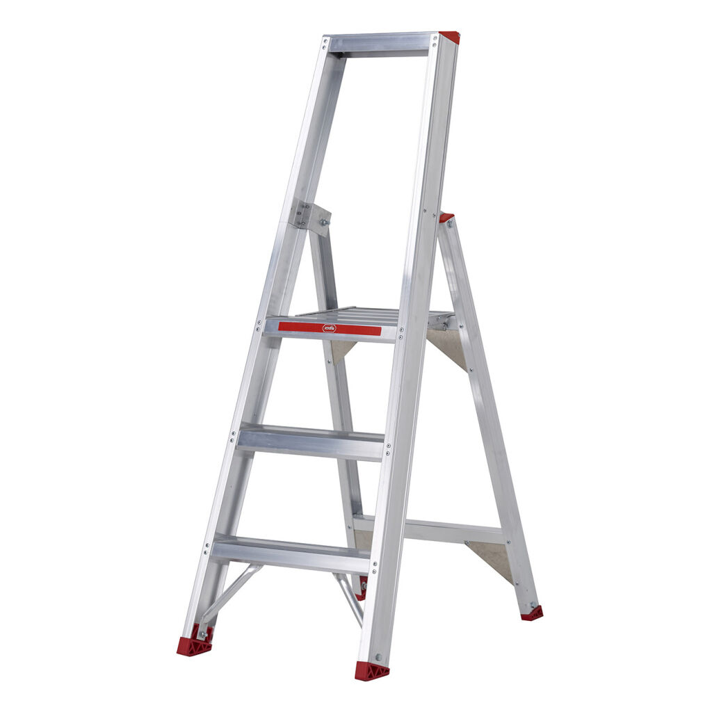 Escalier industrielles marches d'un seul c&ocirc;t&eacute;, 3 nombre de marches