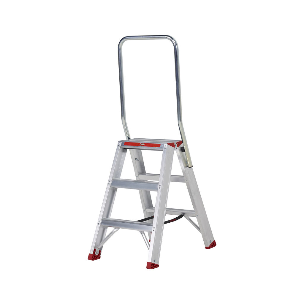Industrietrap dubbelzijdig, 2x3 treden 