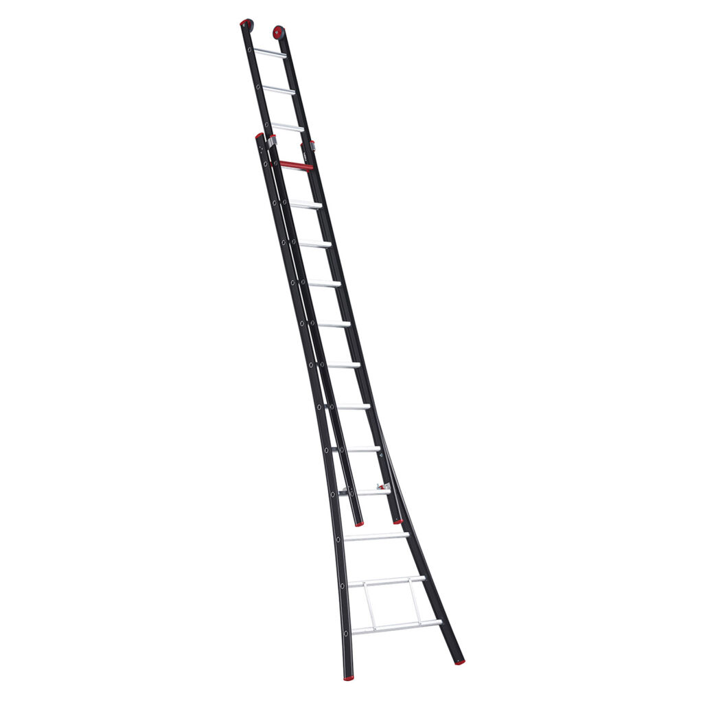 Opsteekladder 2-delig, 2x12 treden