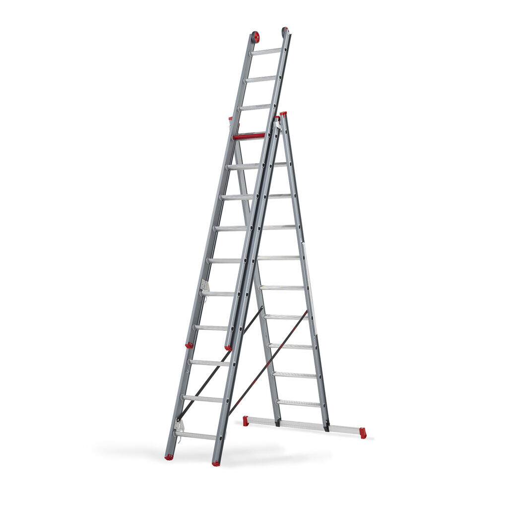 bevestig alstublieft Doen Roux Ladders trap altrex reformladder 3-delig, 3x10 treden Breedte (mm): 1120