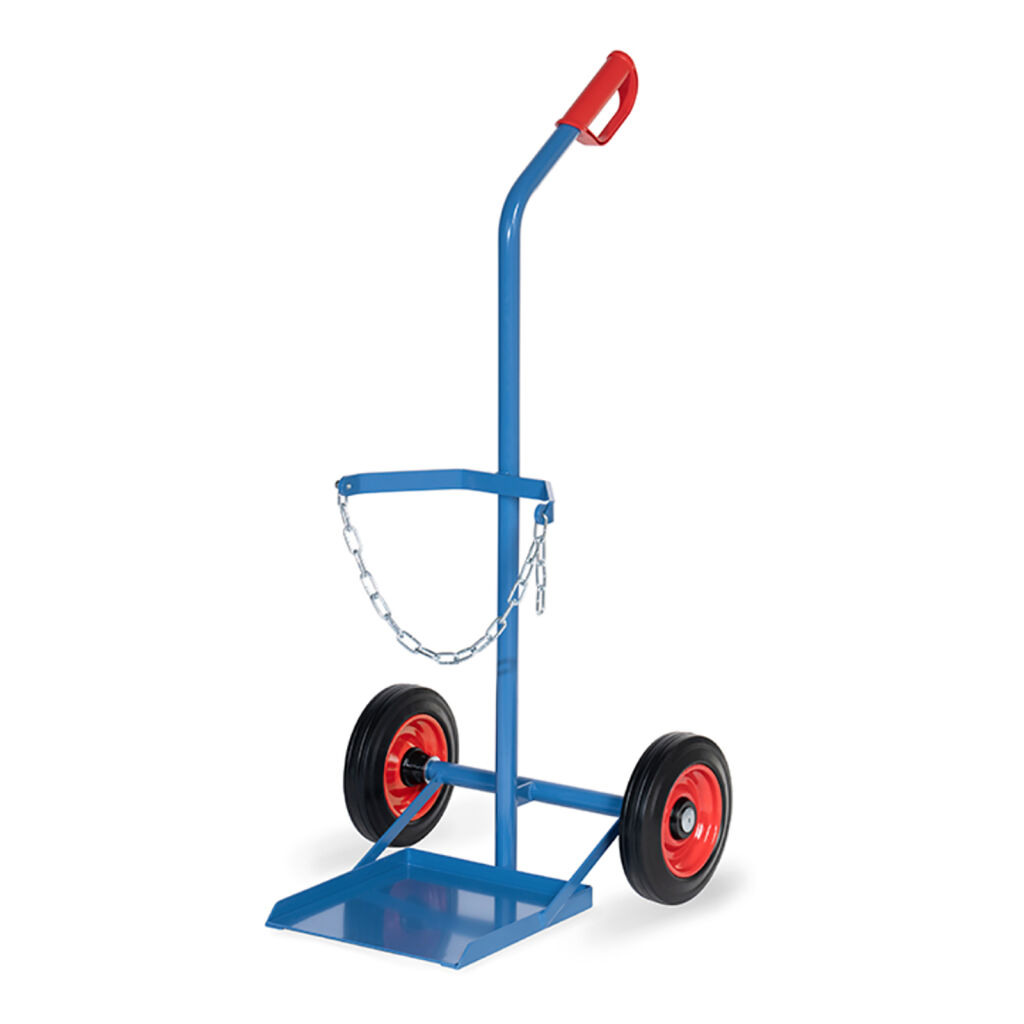 Stockage bouteille de gaz chariot porte bouteilles à gaz fetra pour 1 bouteille propane, 33 kg, Ø 318 mm