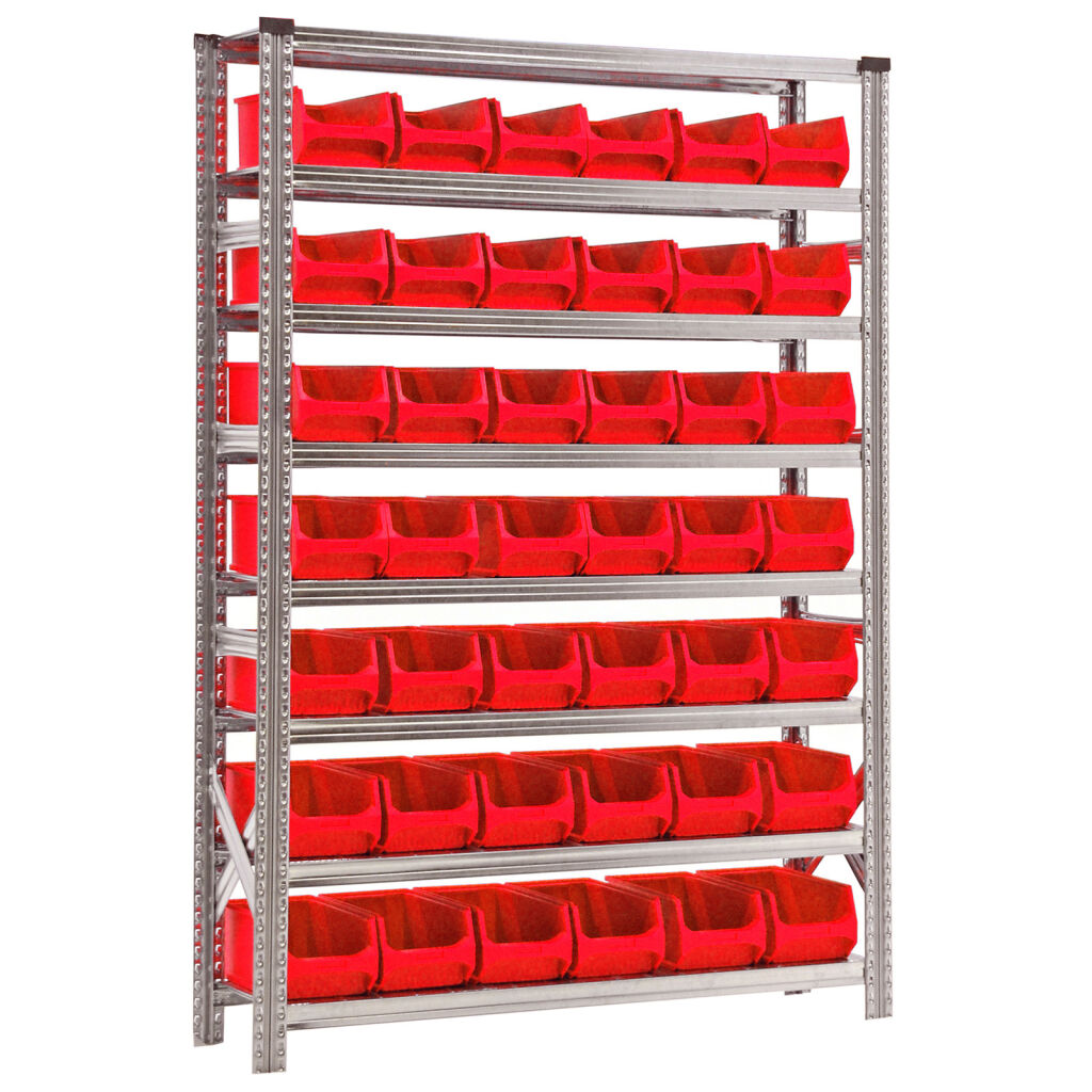 Rayonnage à bac kit combiné section initiale