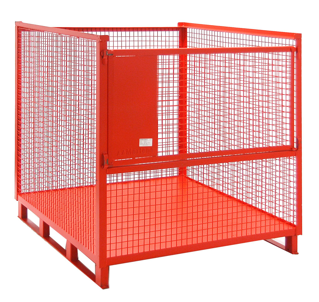 Construction fixe caisse grillagée caisse-palette à structure fixe une seule vanne d'un seul côté Sur mesure