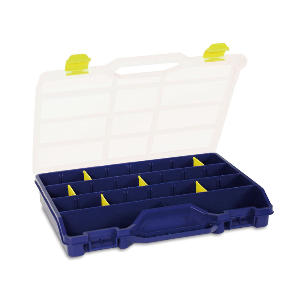 Transport case assortment case with 5-21 compartments 