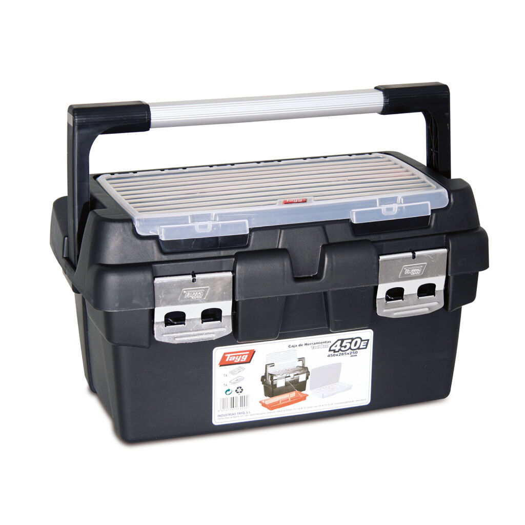 Transport case Toolbox with double quick lock